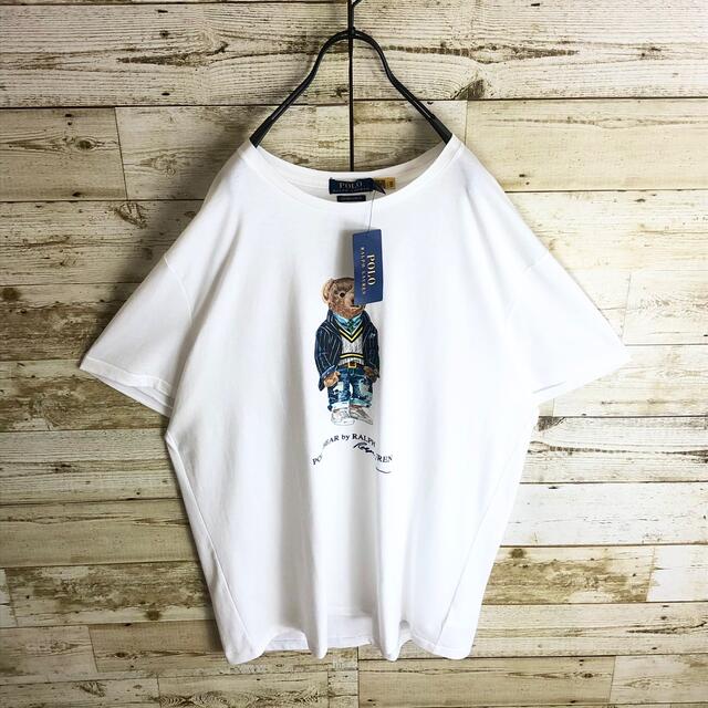 即完売 大人気 ラルフローレン ビック ポロベア入り tシャツ 大きめ 未