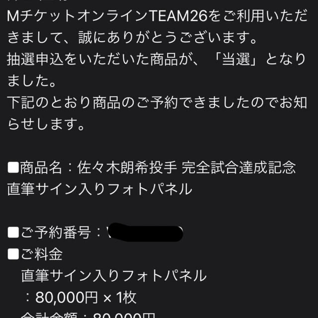 千葉ロッテマリーンズ - 佐々木朗希投手完全試合達成記念フォトパネル