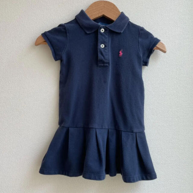 Ralph Lauren(ラルフローレン)のラルフローレン ワンピース ポロシャツ キッズ/ベビー/マタニティのキッズ服女の子用(90cm~)(ワンピース)の商品写真