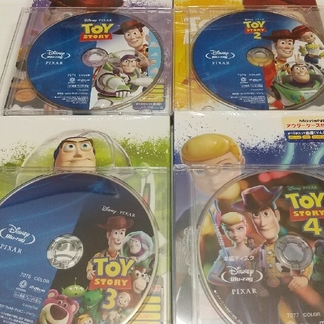 トイストーリー 1、2、3、4各タイトルブルーレイディスク 純正ケース付 | フリマアプリ ラクマ