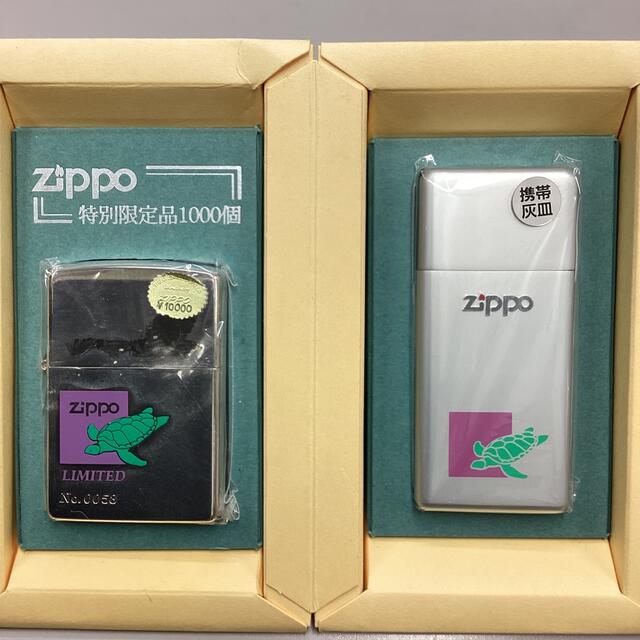 Zippoライター　特別限定版　保護動物シリーズ　クジラ（No.0596）灰皿付