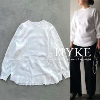 ハイク(HYKE)の定番人気 HYKEハイク THERMAL SHIRT サーマル カットソー 1(カットソー(長袖/七分))