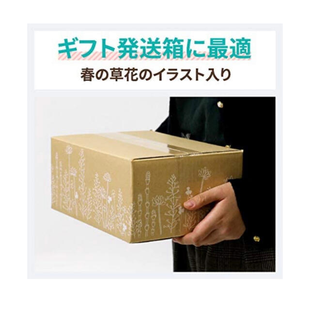 アースダンボール 80サイズ デザインダンボール箱 80枚セット 段ボール 80 A4 ギフト 梱包 ID0362 - 7