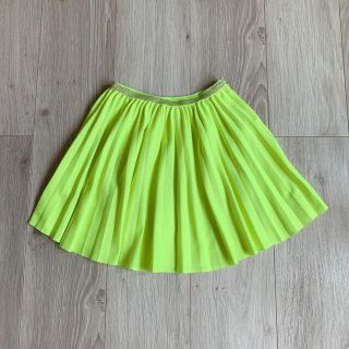 ザラキッズ(ZARA KIDS)のプリーツスカート　グリーンスカート　zara ザラキッズ　120 110(スカート)