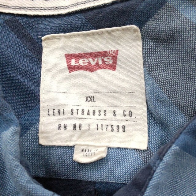 Levi's(リーバイス)の大きいサイズ アメリカ古着 Levis 半袖シャツ XXL メンズのトップス(シャツ)の商品写真