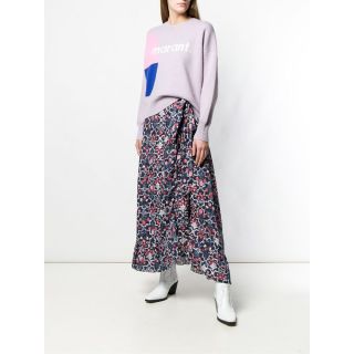 イザベルマラン(Isabel Marant)のイザベルマランエトワールフラワープリントラップスカート未使用品36(ロングスカート)