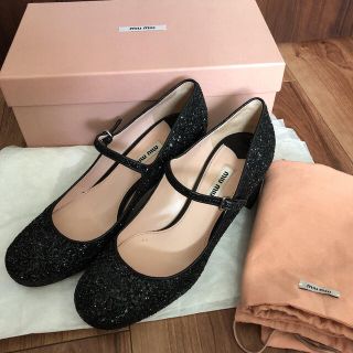 今週末まで限定値下げ※miumiu♡ビジュー付  モカシンシューズ