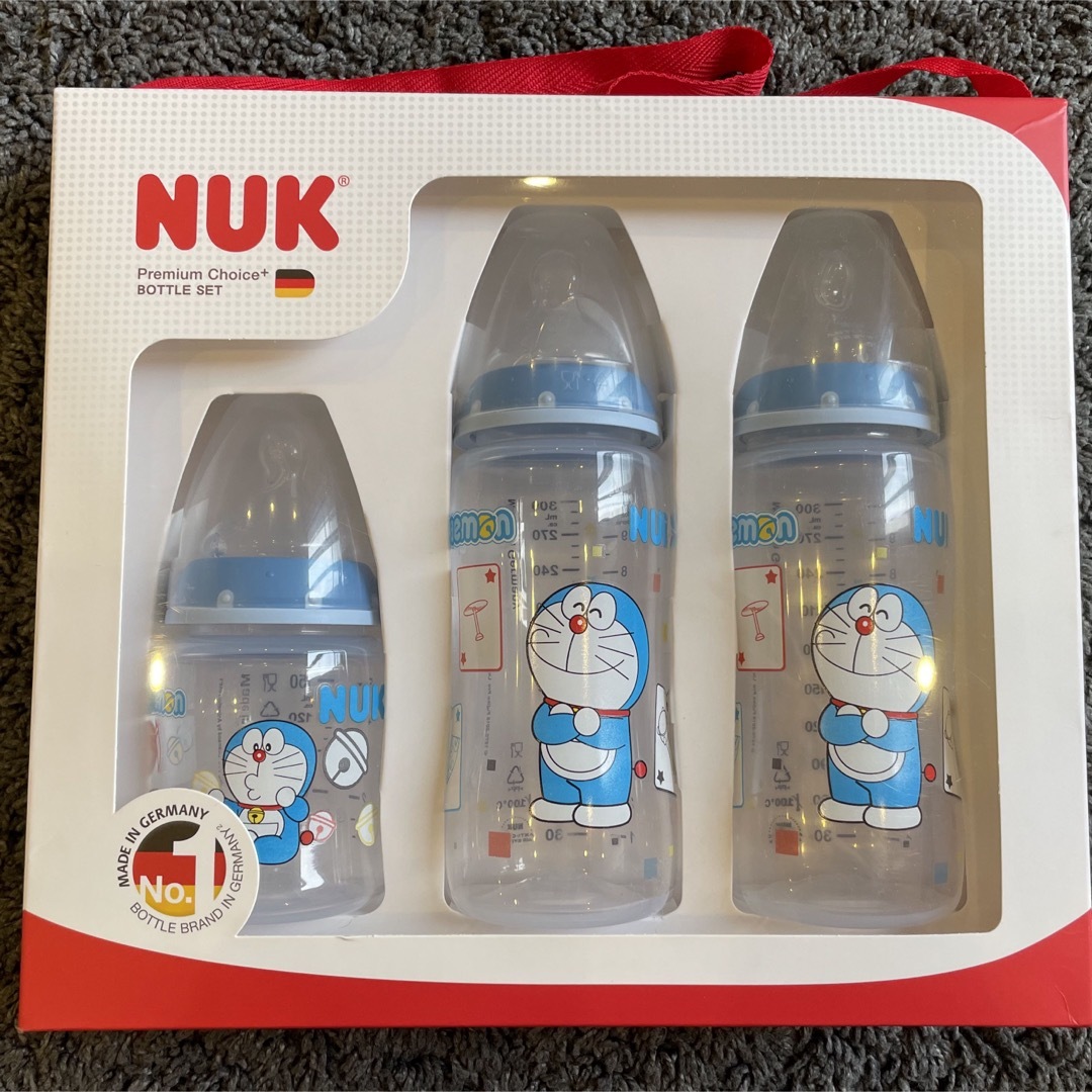 ドラえもん NUK プラスチック哺乳瓶 3本セット