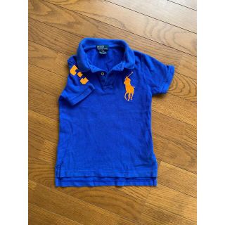 ポロラルフローレン(POLO RALPH LAUREN)の⭐︎美品⭐︎ ポロラルフローレン　ビックポニー　ポロシャツ　4T ブルー　110(Tシャツ/カットソー)