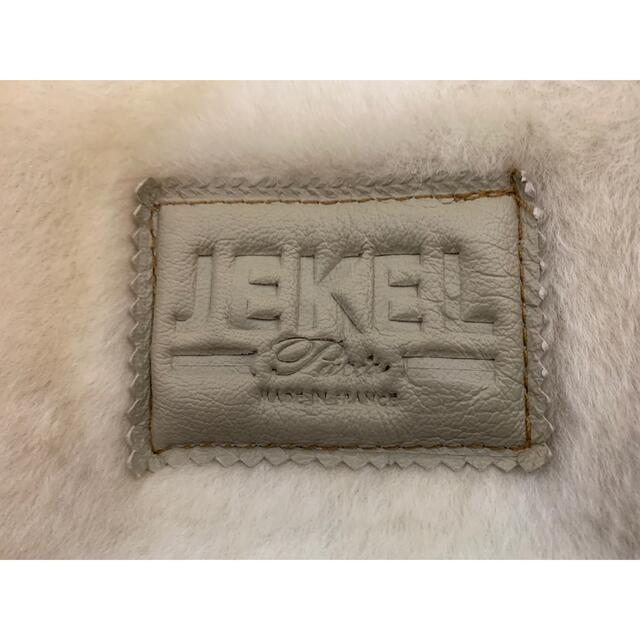 JEKEL PARIS FRANCE製 シープスキンムートンジャケット キャメル レディースのジャケット/アウター(ムートンコート)の商品写真