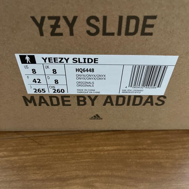 adidas(アディダス)のadidas YEEZY Slide "Onyx" 26.5 メンズの靴/シューズ(サンダル)の商品写真