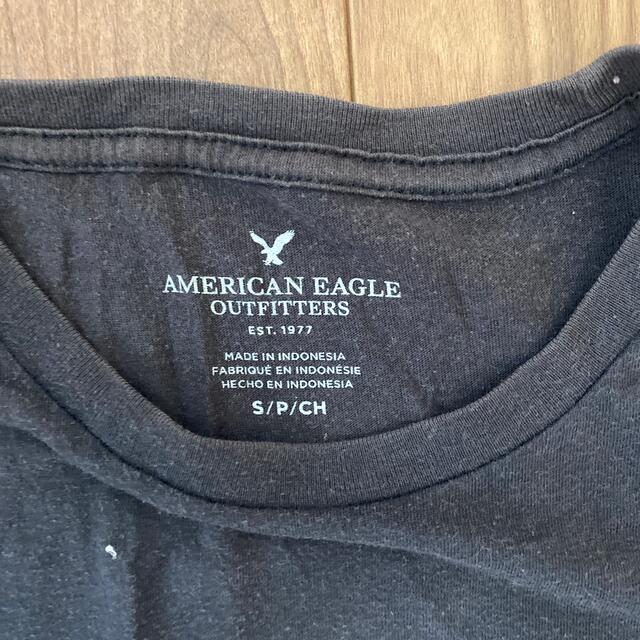 American Eagle(アメリカンイーグル)のアメリカンイーグル　Tシャツ　チャコールグレイ メンズのトップス(Tシャツ/カットソー(半袖/袖なし))の商品写真