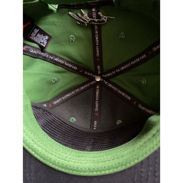 OFF-WHITE(オフホワイト)の◆Air Jordan Off-White Men's Cap Green メンズの帽子(キャップ)の商品写真