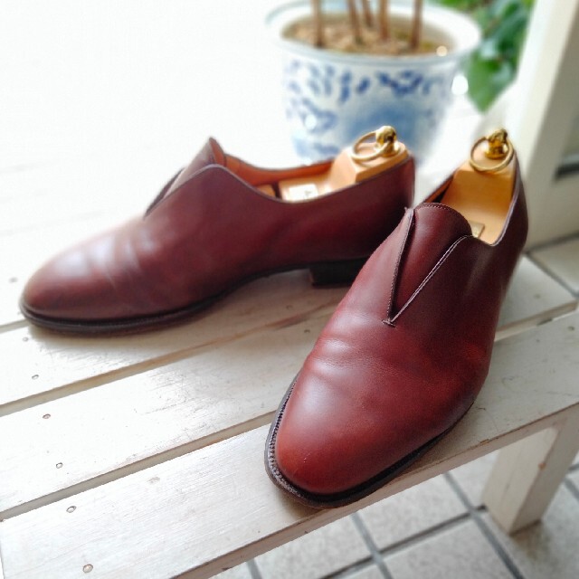 ドレス/ビジネス希少 スリッポン 41 Le Yucca's SLIT SLIP ON