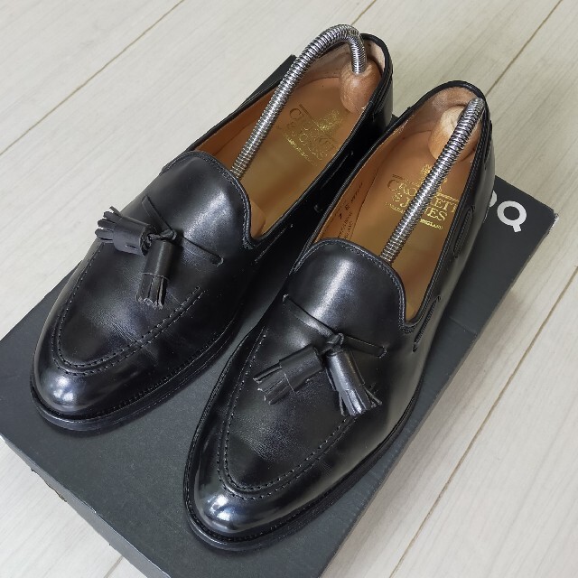 メンズCROCKETT&JONES CAVENDISH3 ブラック UK7