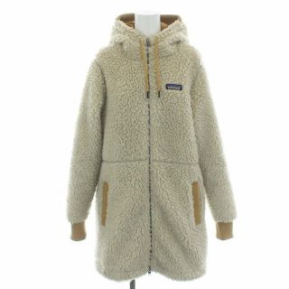 パタゴニア(patagonia)のパタゴニア ダスティメサパーカ コート ロング フーディー ボア S ベージュ(その他)