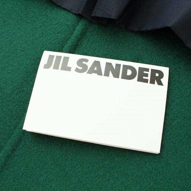 Jil Sander(ジルサンダー)のジルサンダー チェスターコート アウター ロング ウール 44 M グレー 緑 メンズのジャケット/アウター(その他)の商品写真