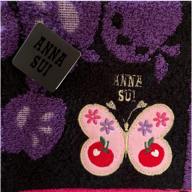 ANNA SUI(アナスイ)の匿名発送　アナスイ　ANNA SUI   タオルハンカチ　タグ付き　新品未使用 レディースのファッション小物(ハンカチ)の商品写真