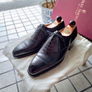 極美品 3P純正シューツリー.保存箱.袋付 希少 VASS フルブローグ 41-