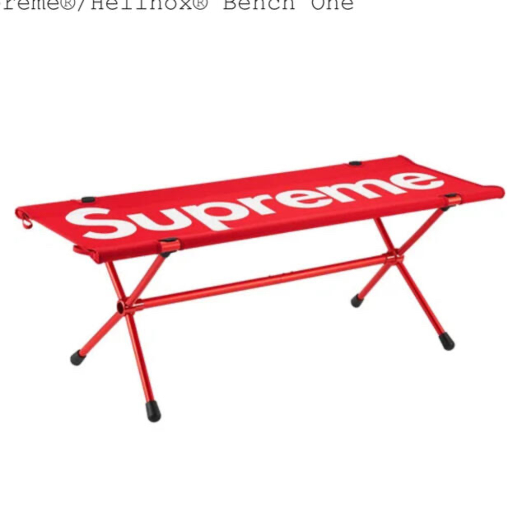 Supreme(シュプリーム)のSupreme / Helinox Bench One Red シュプリーム  スポーツ/アウトドアのアウトドア(テーブル/チェア)の商品写真