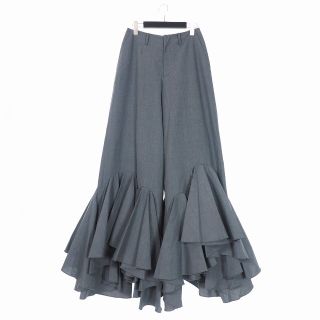 ファセッタズム FACETASM 17SS パンツ ボトム ティアード フレア33cm股下