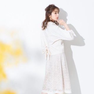 ジルバイジルスチュアート(JILL by JILLSTUART)のレースアップデニムジャケット　JILL by JILLSTUART(Gジャン/デニムジャケット)