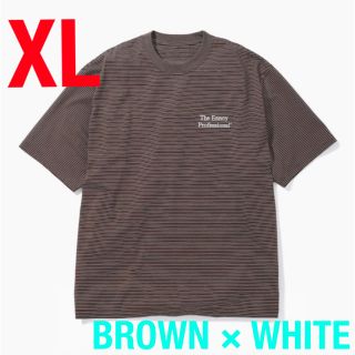 ennoy S/S Border T-Shirt  BROWN × WHITE(Tシャツ/カットソー(半袖/袖なし))