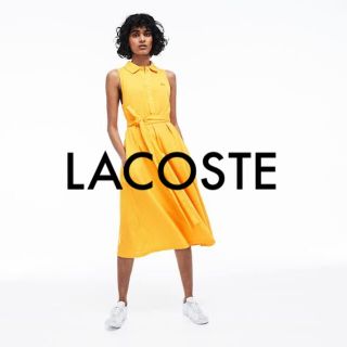 ラコステ(LACOSTE)のラコステ/ノースリーブポロドレスワンピース(ロングワンピース/マキシワンピース)