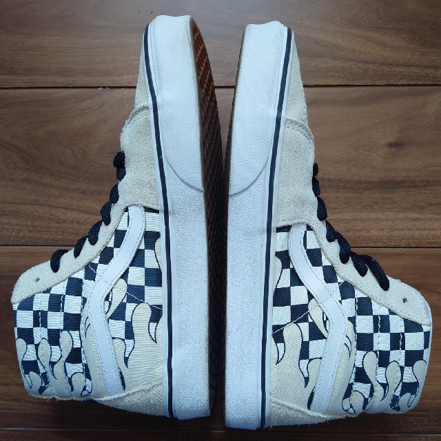 VANS SK8-HI バンズ スケートハイ チェッカー フレイム ファイヤー