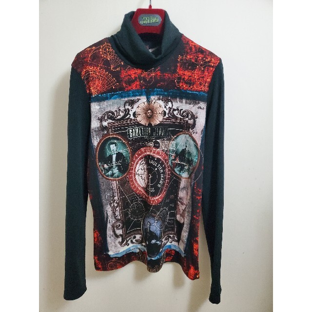 Jean-Paul GAULTIER(ジャンポールゴルチエ)のゴルチェジーンズ ハイネックカットソー メンズのトップス(Tシャツ/カットソー(七分/長袖))の商品写真