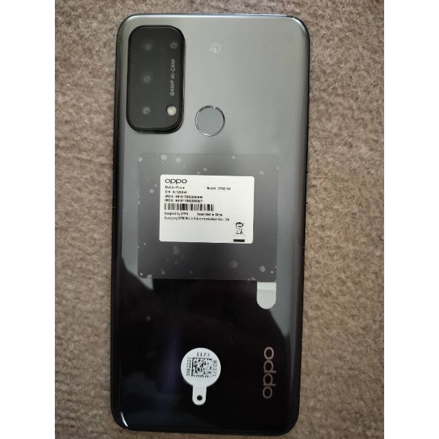 OPPO Reno5A シルバーブラックSIMフリーCPH2199 版 美品