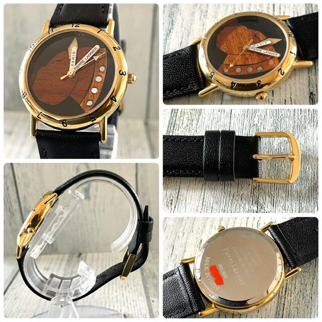 ピエールラニエ 腕時計 レオパード フランス製 稼働中 100％安い 3960