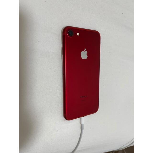 【美品】iPhone7 本体 PRODUCT RED 128 GB SIMフリー