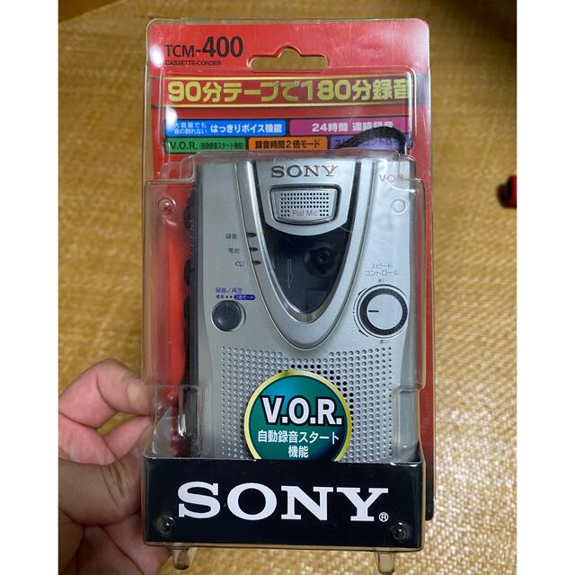 SONY TCM-400 ソニー カセットテープ プレーヤー 未使用 - ポータブル