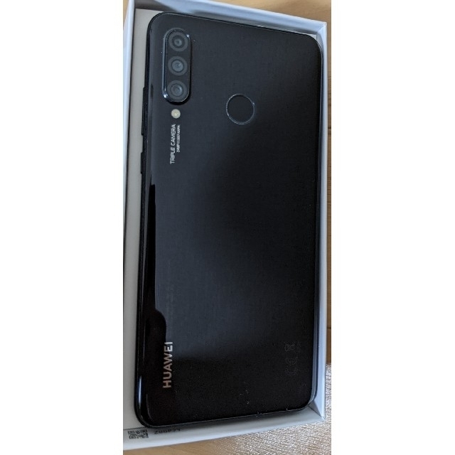 新品 Huawei p30 lite ＵＱ版 ブラック