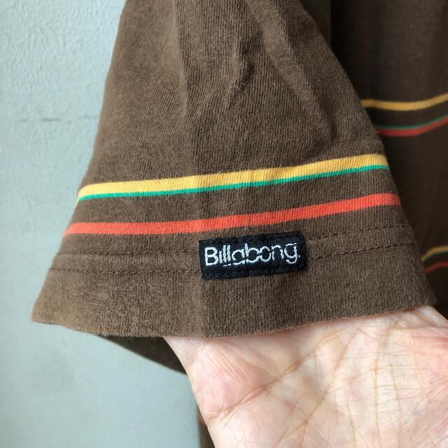 billabong(ビラボン)のbillabong ビラボン　ブラウンポロシャツ　L メンズのトップス(ポロシャツ)の商品写真