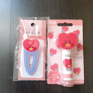 ビーティーイシビル(BT21)のBT21　TATA タタ　V　ヴィ　ヘアクリップ　前髪クリップ　リップクリーム(バレッタ/ヘアクリップ)