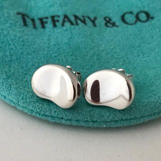 g356 美品 Tiffany&Co. ティファニー ビーンズ ピアス 925-
