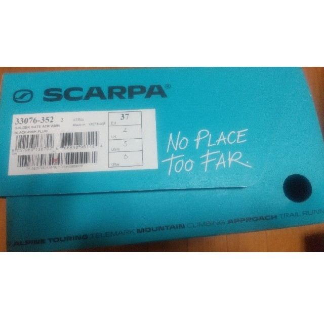 SCARPA(スカルパ)のさらにお値下げしました！スカルパ SCARPA ゴールデンゲートATR スポーツ/アウトドアのアウトドア(登山用品)の商品写真