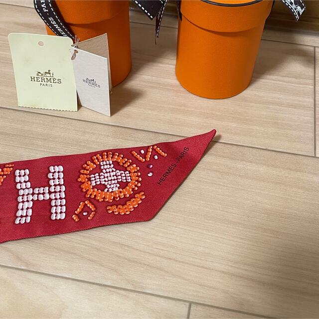 Hermes(エルメス)のご専用☆HERMES　エルメス　ツイリー　ケリーアンペルル　2本セット　シルク レディースのファッション小物(バンダナ/スカーフ)の商品写真