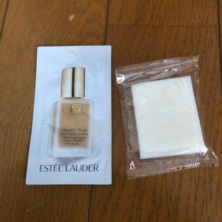 エスティローダー(Estee Lauder)のエスティローダー　ダブルウェア　サンプル×1  スポンジ×1(サンプル/トライアルキット)