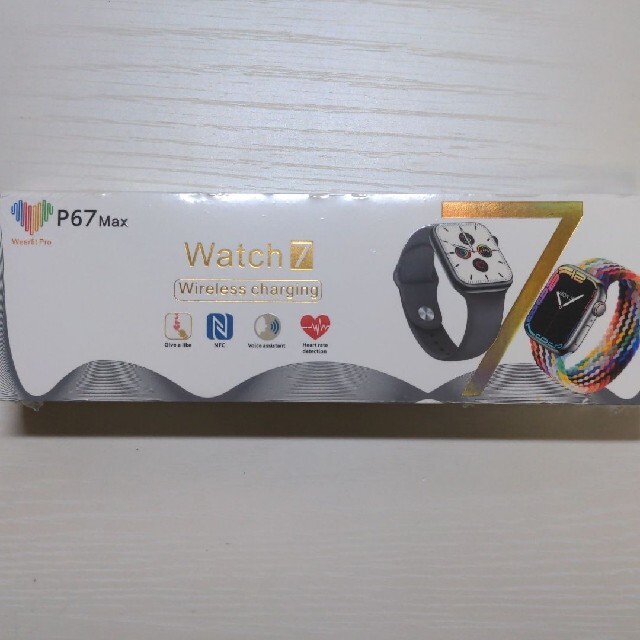 P67 Max Watch7 スマートウォッチ ブラック 男女兼用 最新モデル