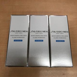 シセイドウ(SHISEIDO (資生堂))の3個セット 新品 資生堂メン モイスチャーライジングエマルジョン 100ml(乳液/ミルク)