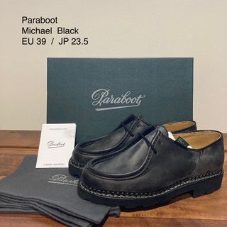 パラブーツ(Paraboot)の新品未使用　パラブーツ  ミカエル  EU39  Black(ローファー/革靴)