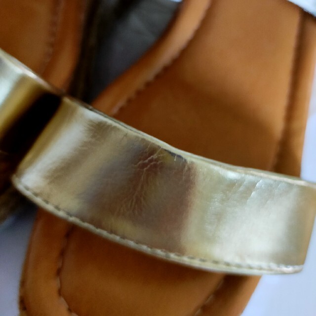 神戸レタス(コウベレタス)のバイカラー異素材ジュートサンダル レディースの靴/シューズ(サンダル)の商品写真