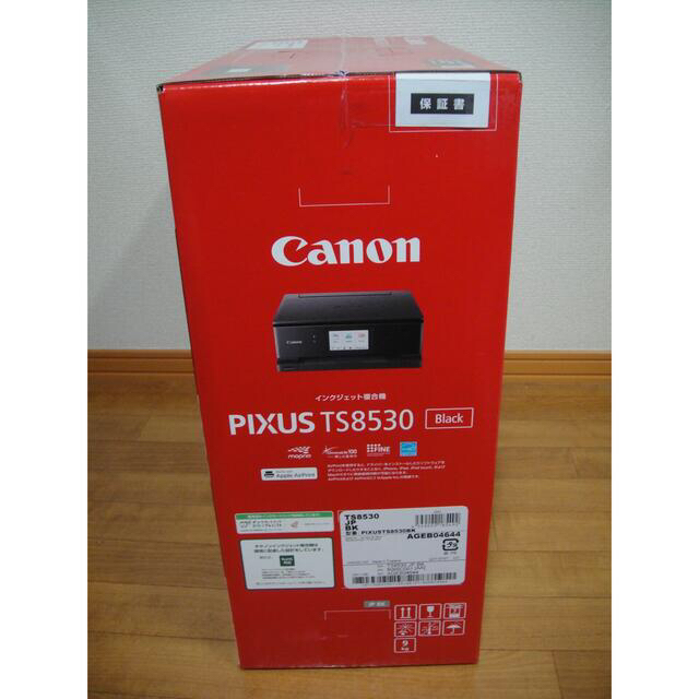 Canon(キヤノン)のCanon インクジェット複合機 PIXUS【TS8530】ブラック スマホ/家電/カメラのPC/タブレット(PC周辺機器)の商品写真
