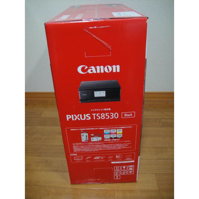 Canon(キヤノン)のCanon インクジェット複合機 PIXUS【TS8530】ブラック スマホ/家電/カメラのPC/タブレット(PC周辺機器)の商品写真