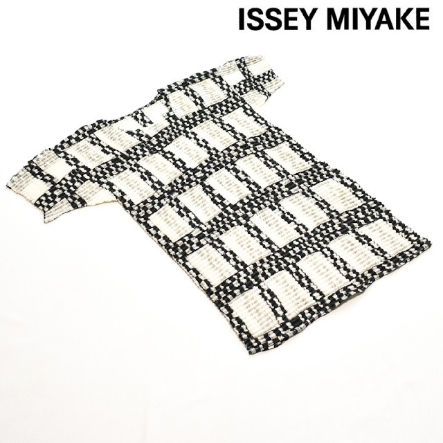ISSEY MIYAKE イッセイミヤケME ワッフルプリーツ 錯視 サイケ - agedor.ma