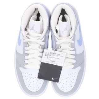 NIKE - ナイキ WMNS AIR JORDAN 1 MID WOLF GREY BQ6472-105 エア