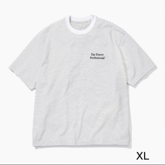 トップスXL ennoy S/S Border Tシャツ (WHITE × BLACK)